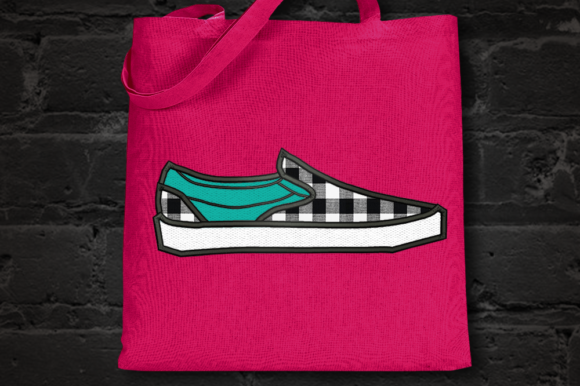 80s Skater Shoe Applique