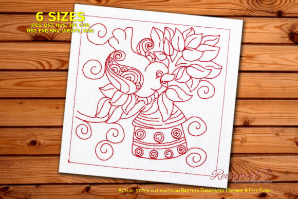Bird with House Embroidery Design Review