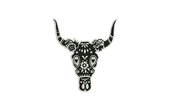 Boho Cow Skull Embroidery Review