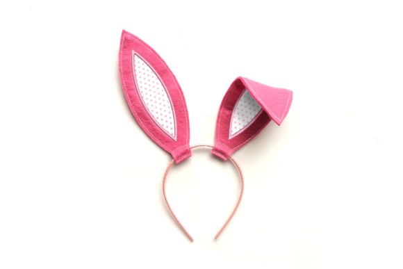 Bunny Costume Ears ITH Headband Slider