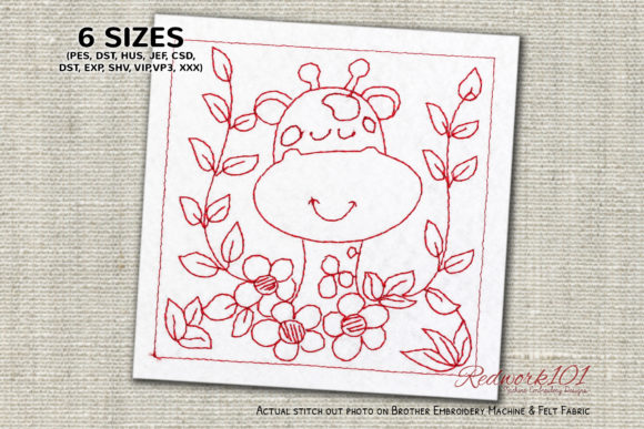 Giraffe Face: A Seasonal Embroidery Review