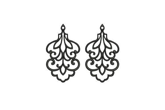 Grey Floral Earrings Embroidery Review