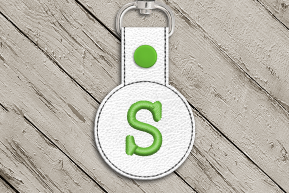 Letter S ITH Round Key Fob Applique Review