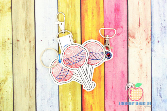 Lollipop Candy Keyfob Keychain ITH