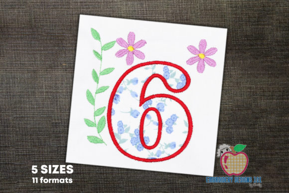 Number 6 Applique Design Review