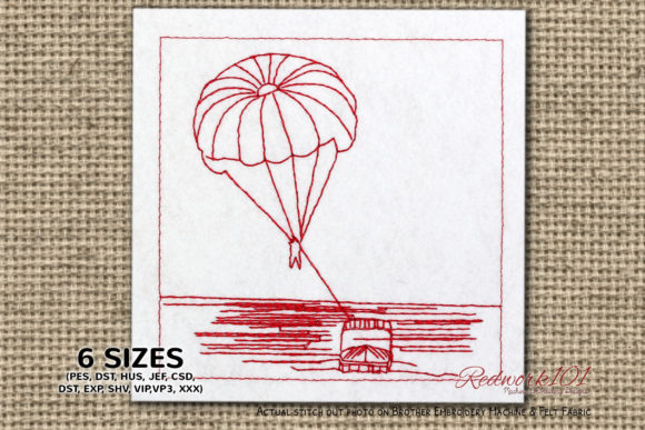 Parasail Wing Embroidery Design Review