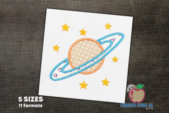 Saturn Planet Applique: A Designer's Review for Handmade Gifts