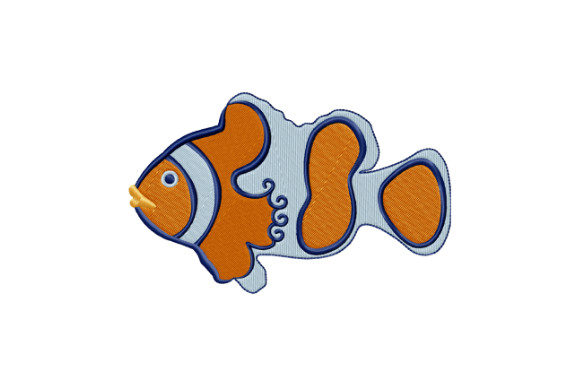 Stylized Clown Fish Embroidery Review