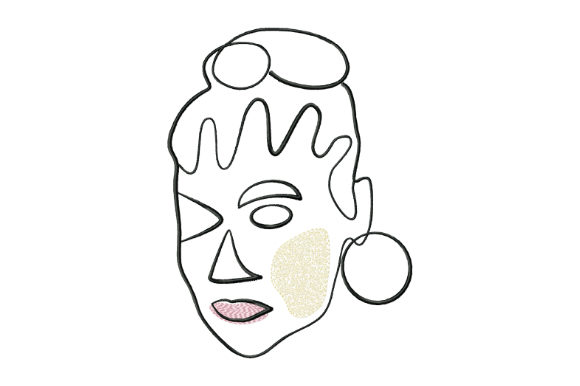 Surreal Face with Earring: A Designer's Gift Shop Review