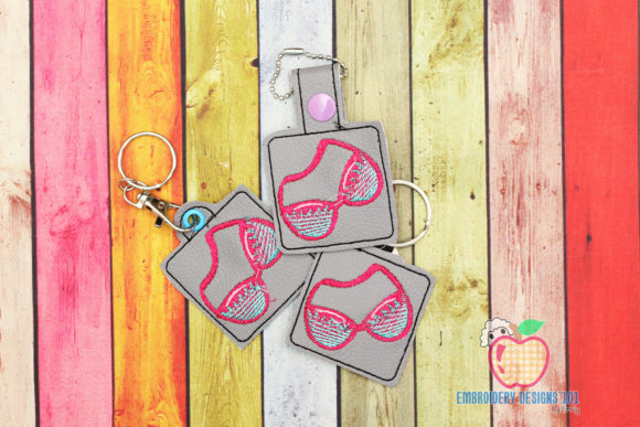 Swimwear Bra Keyfob Embroidery Design Review